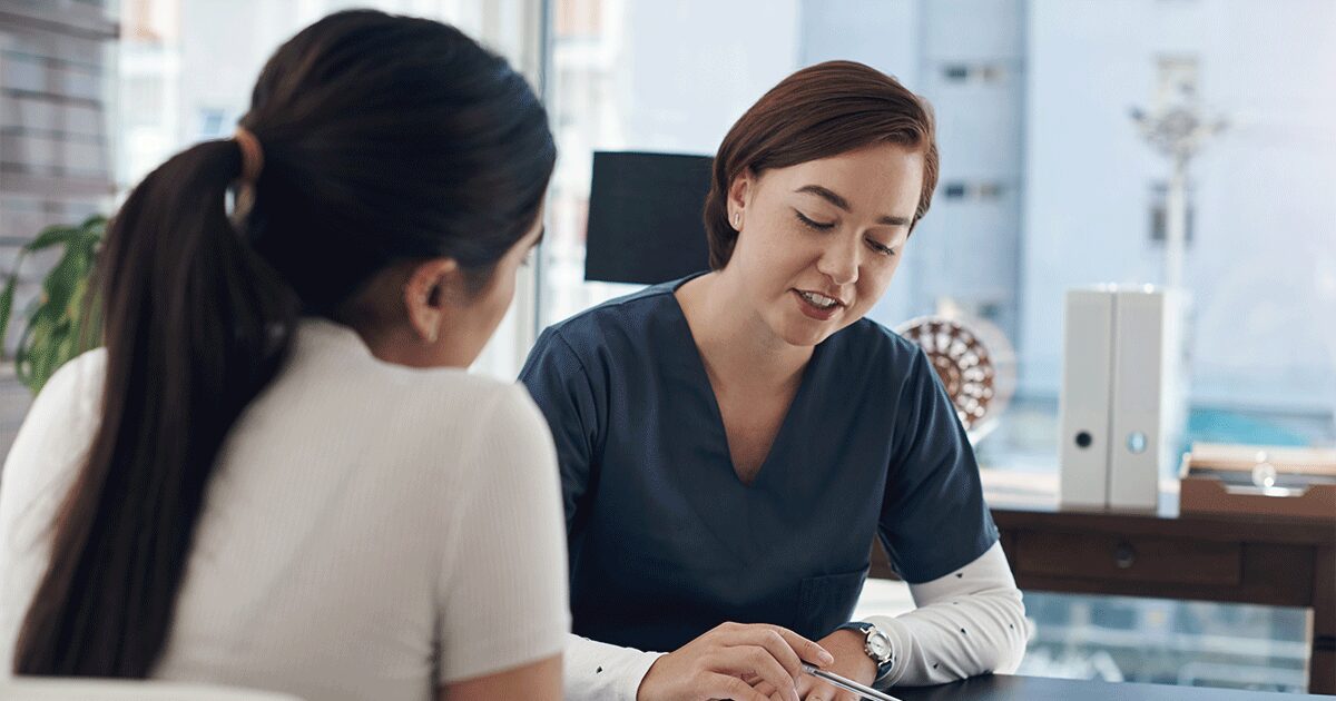 Medical professional explaining why regular STD/STI testing is important, even without symptoms.